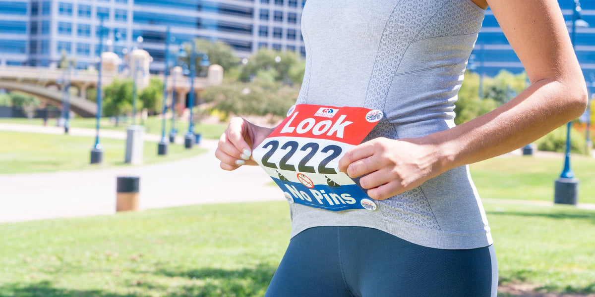 Where to pin a race bib, and how high it should sit