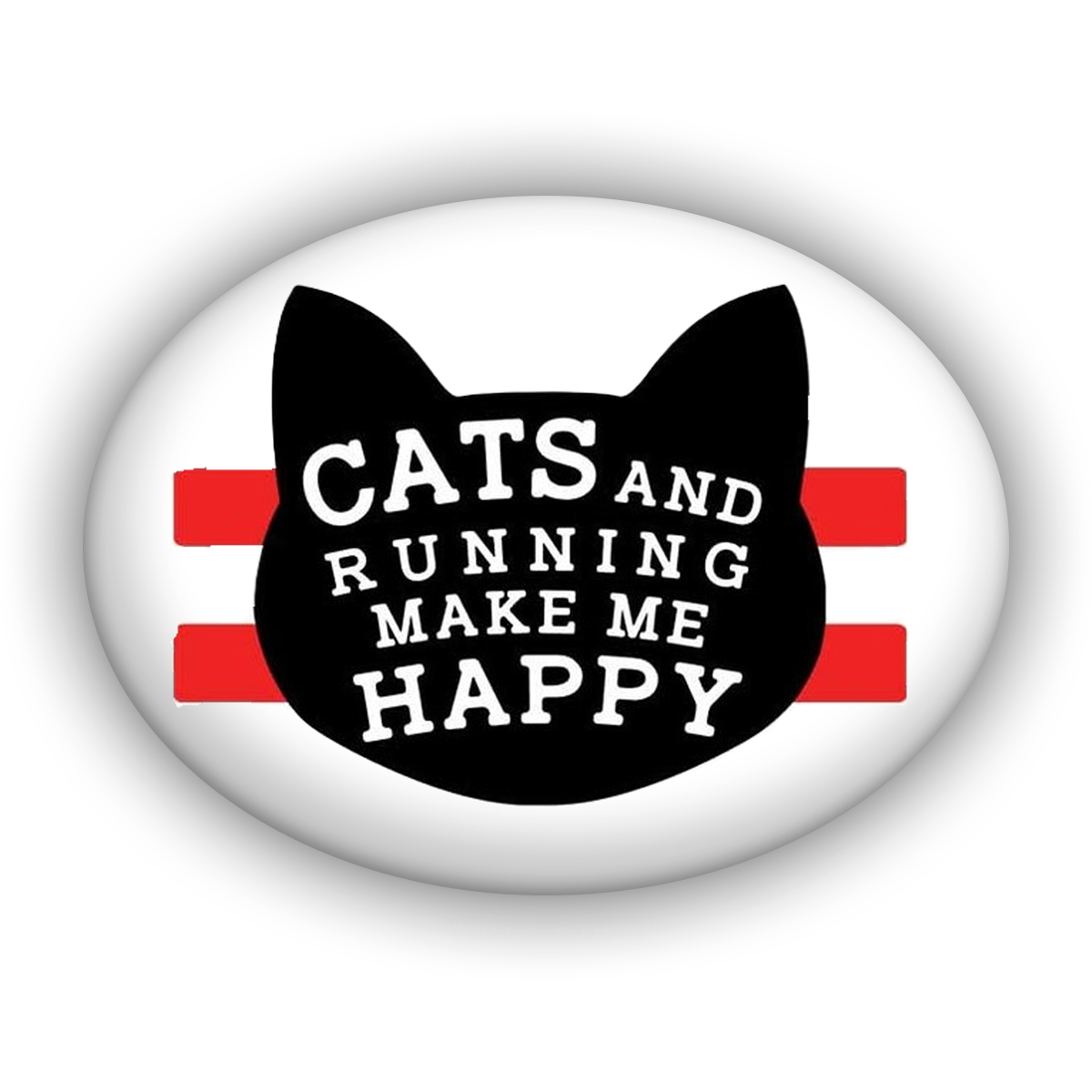 Cats and Running Make Me Happy