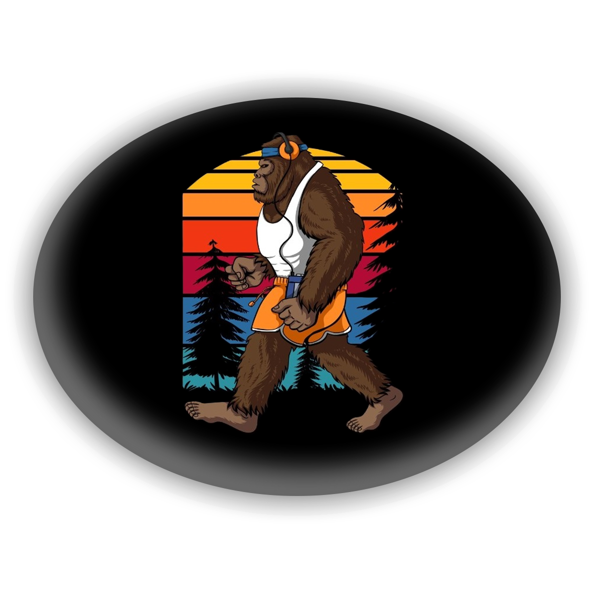 Running Big Foot - Sasquatch