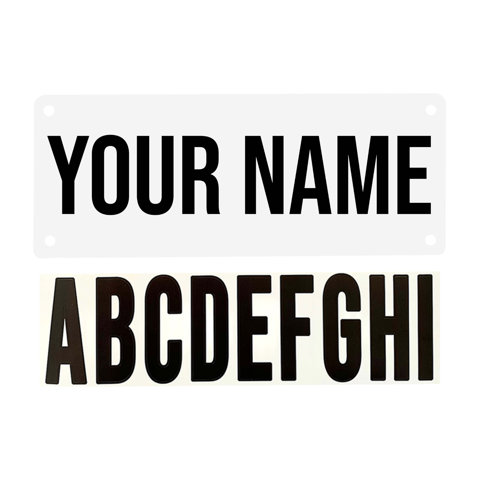 Yell My Name Bib Kit