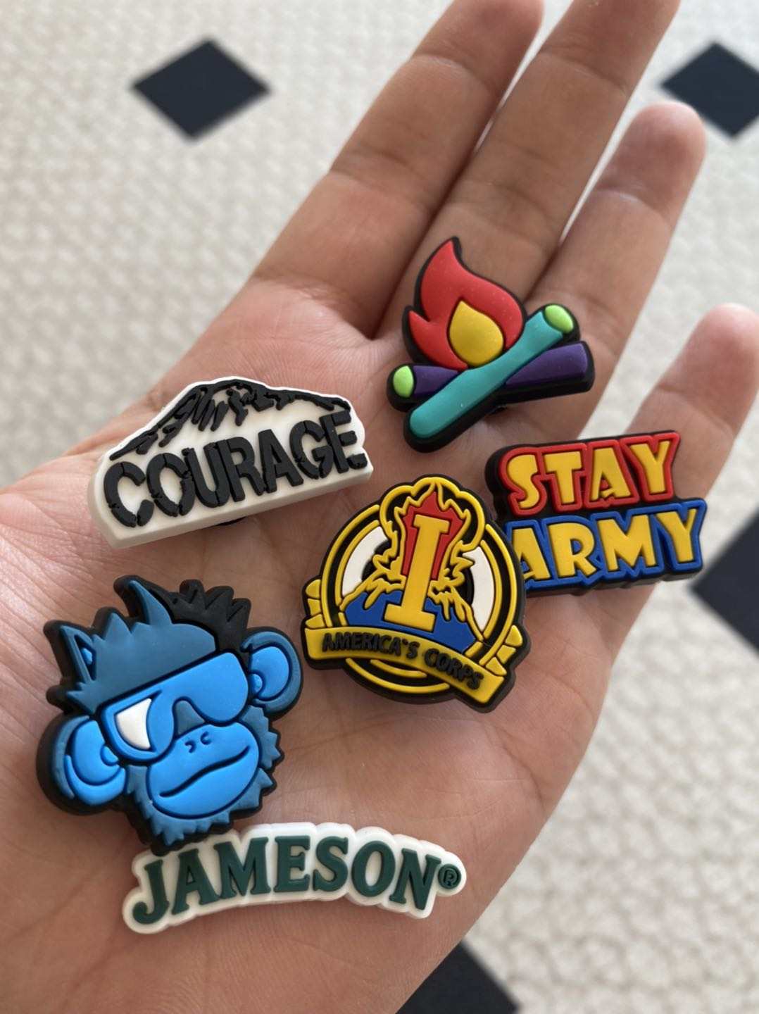 Custom Shaped Shoe Charms