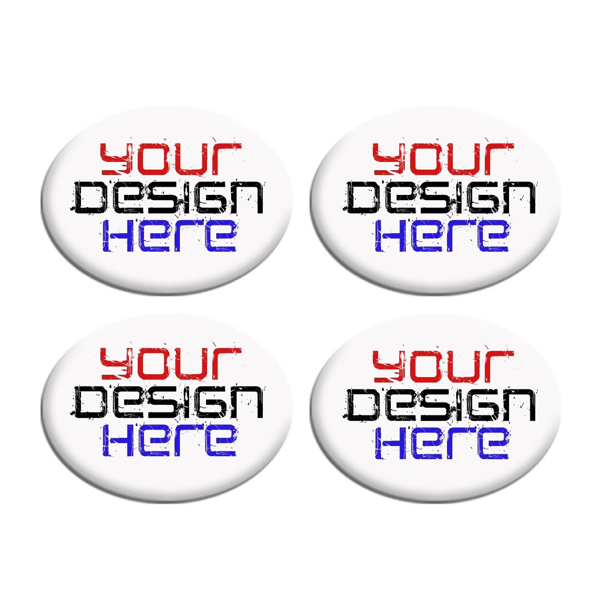 Can I get a set with 4 different pictures? Like a different picture for the 4 different pins?