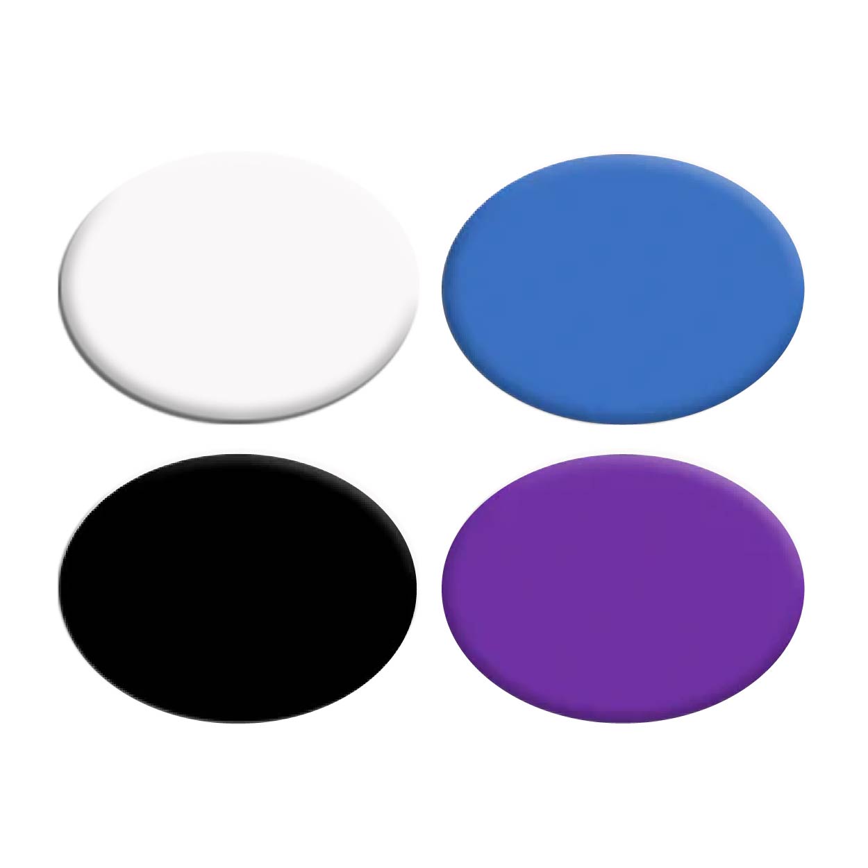 BibSNAPS Clear Race Bib Clips - 4 Pack | No-Slip, No-Pin Fasteners For Running & Cycling Bibs