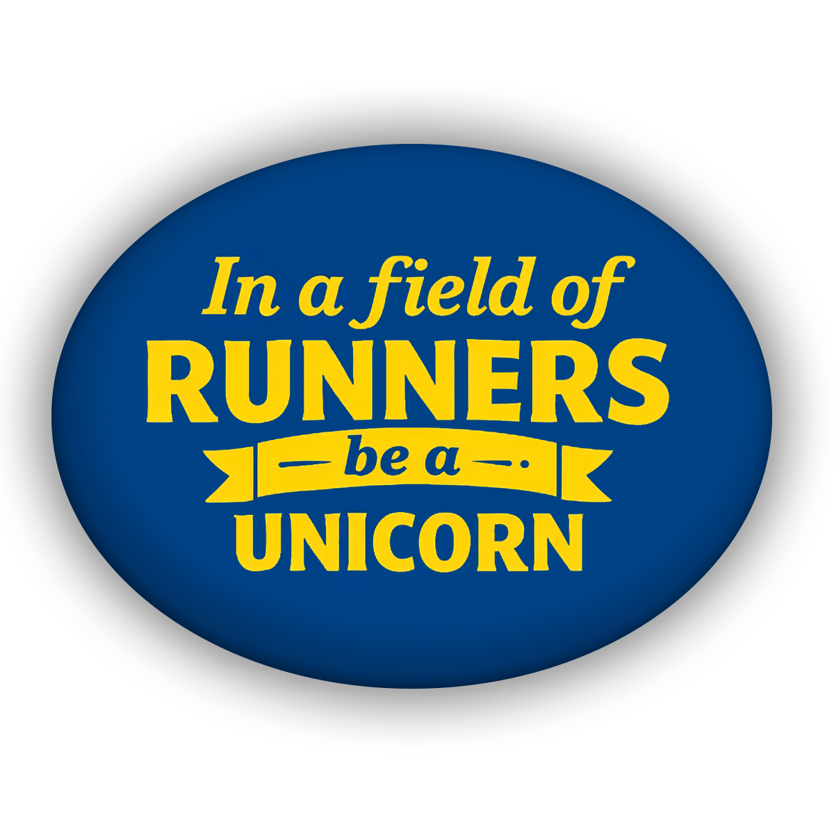 In A Field of Runners Be A Unicorn - Boston